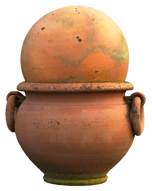 terracotta ball amphora