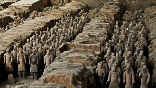 terracotta army china xi'an