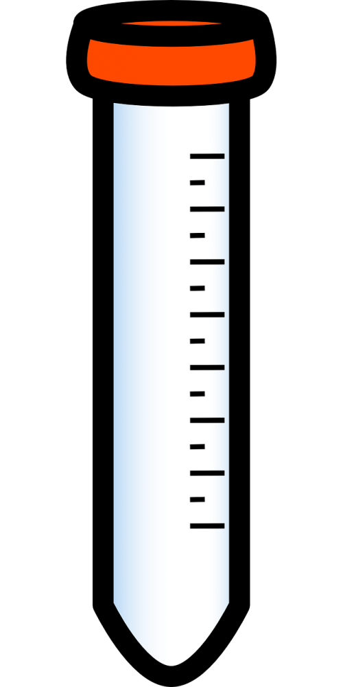 test tube glass measuring