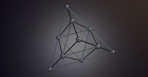 tetrahedron atoms models
