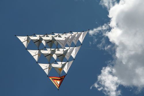tetrahedron dragons sky