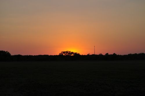 texas sunset sky