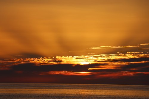 texel  sunset  beach