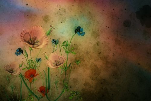 texture background flowers