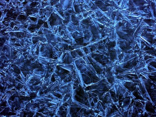 texture ice winter