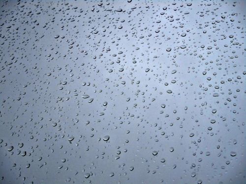 texture glass raindrops