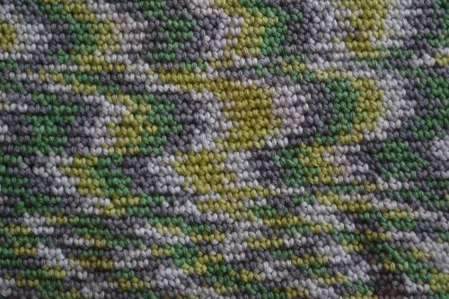 Textured Green Crochet Pattern