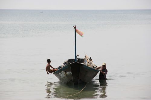 thailand rayong fishing boat