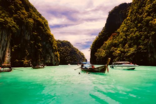 thailand tropical boats