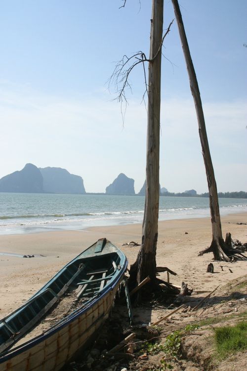 thailand boat beach