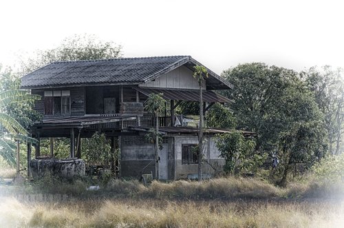 thailand  old  house