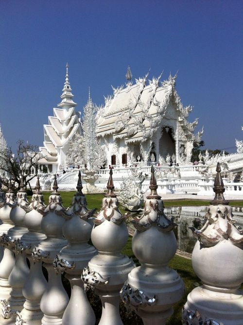 thailand temple white