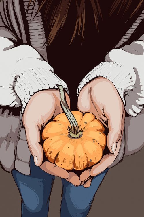 thanksgiving hands gourd