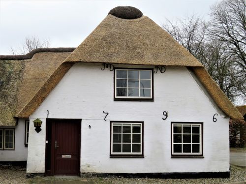 thatched cottage danish house protected monument