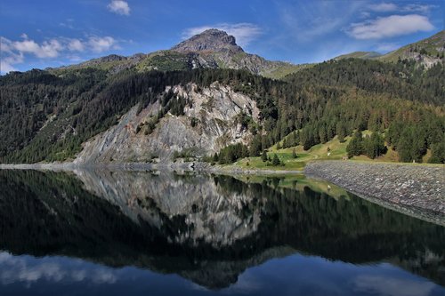 the alps  heart  mountains