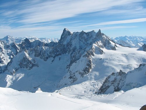 the alps  mountains  winter