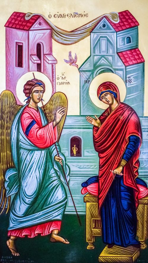 the annunciation virgin mary archangel gabriel