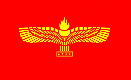 the aramaic flag arameans aramaic