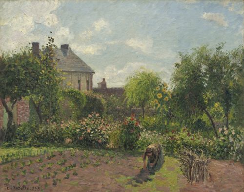 The Artist&#039;s Garden At Eragny, 1898
