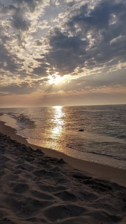 the baltic sea beach west