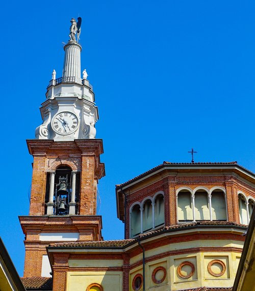 the basilica of sant'antonio abate  santa francesca cabrini  campanile