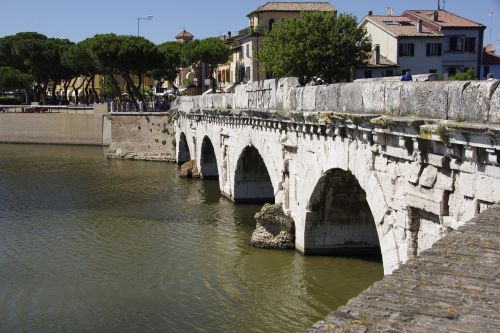 the bridge of tiberius ponte di tiberio italy