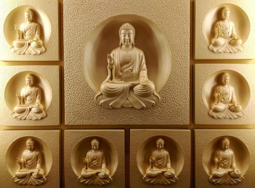 the buddha buddha statues 釋 jiamouni