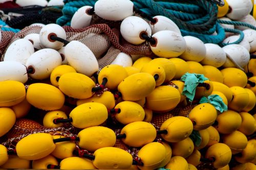 the buoys fishing karabl