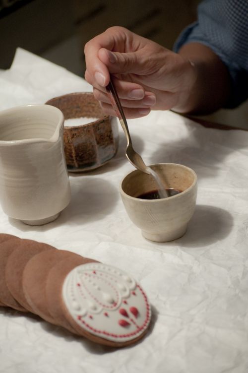 the cake coffee ceramics