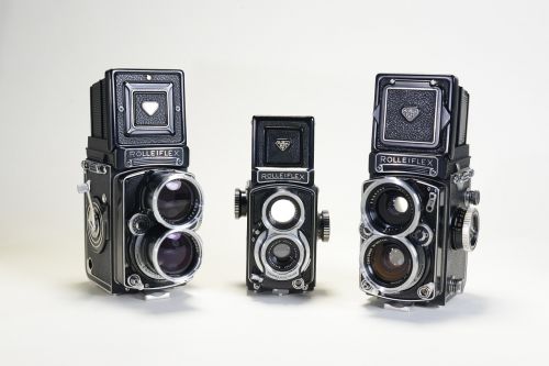 the camera vintage black