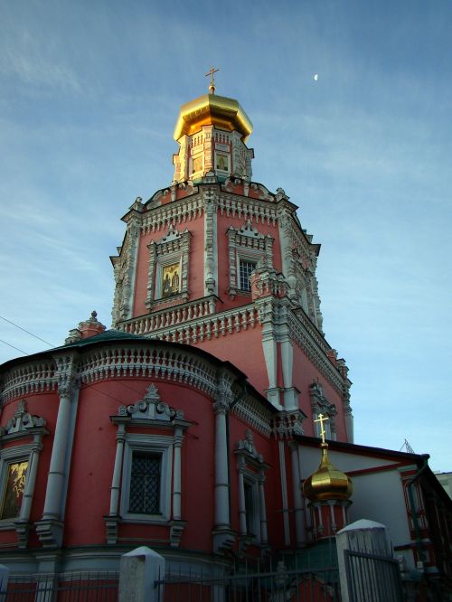 the church of archangel gabriel menshikov tower moscow