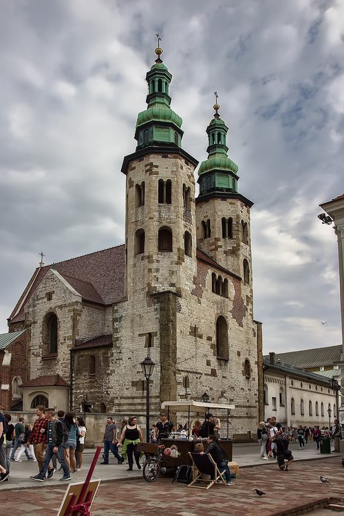 the church of st andrew  krakow  poland