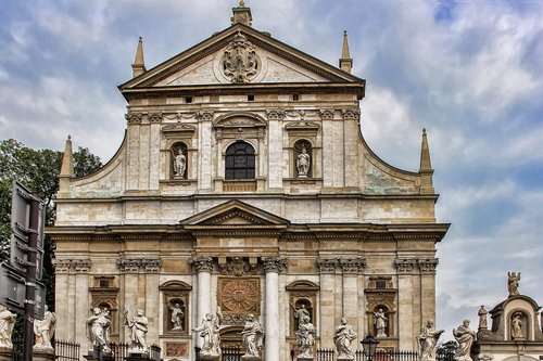 the church of st peter and paul  krakow  poland