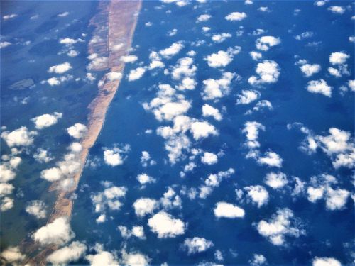 the clouds view the plane