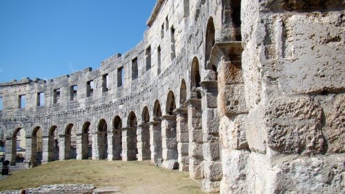 the coliseum pula croatia