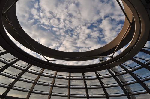 the dome the bundestag sky