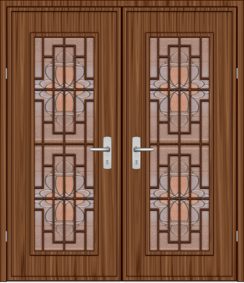 the door wood boards