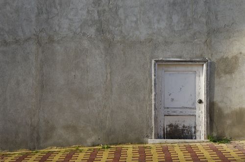 the door old the building of the old