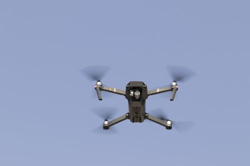 the drones  flight  quadrocopter