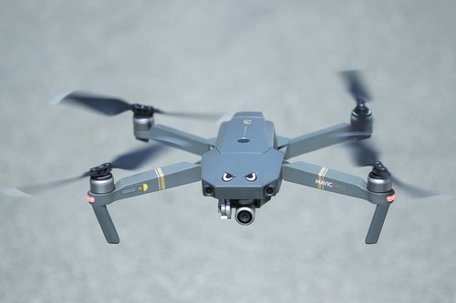the drones  flight  quadrocopter