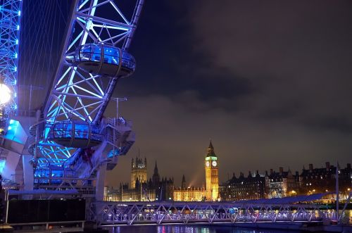 the eye london night photograph