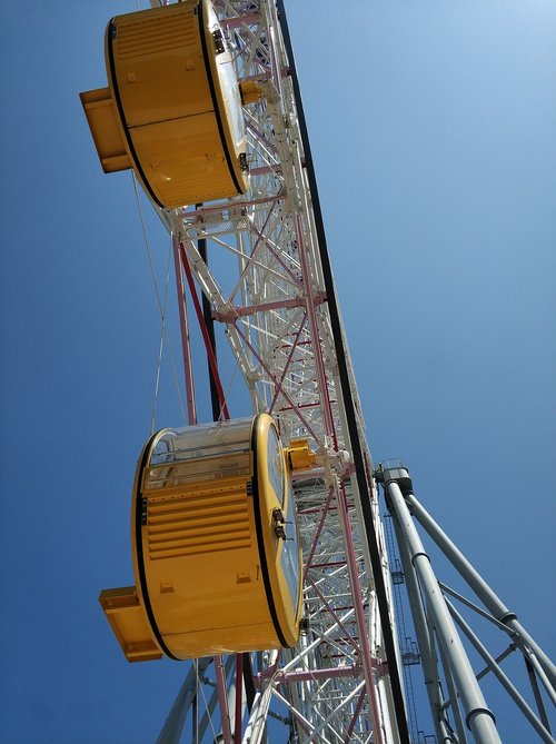 the ferris wheel  japan  amusement park