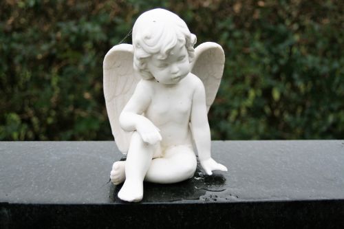 the figurine guardian angel cemetery
