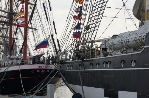 the four-masted barque sedov kruzenstern