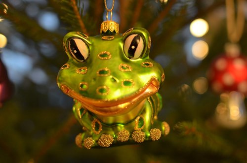 the frog  frog  bauble