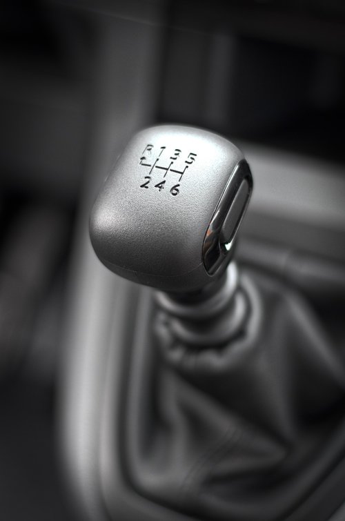 the gear lever  auto  the interior of the