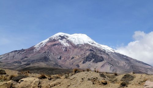 the glacier chimborazo andy