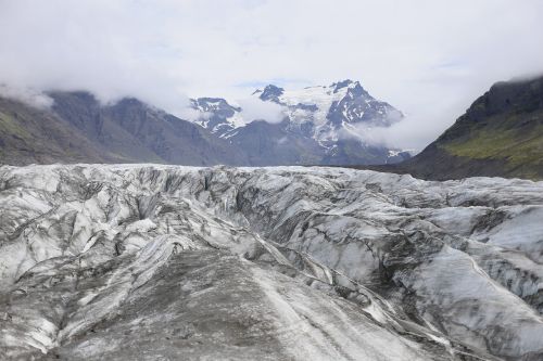 the glacier mountains ice