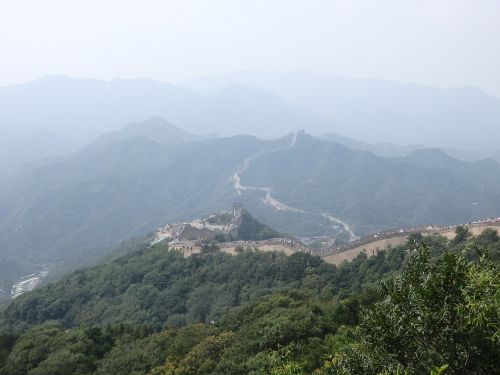 the great wall mountains badaling