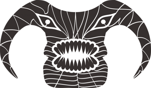the head of the monster demon